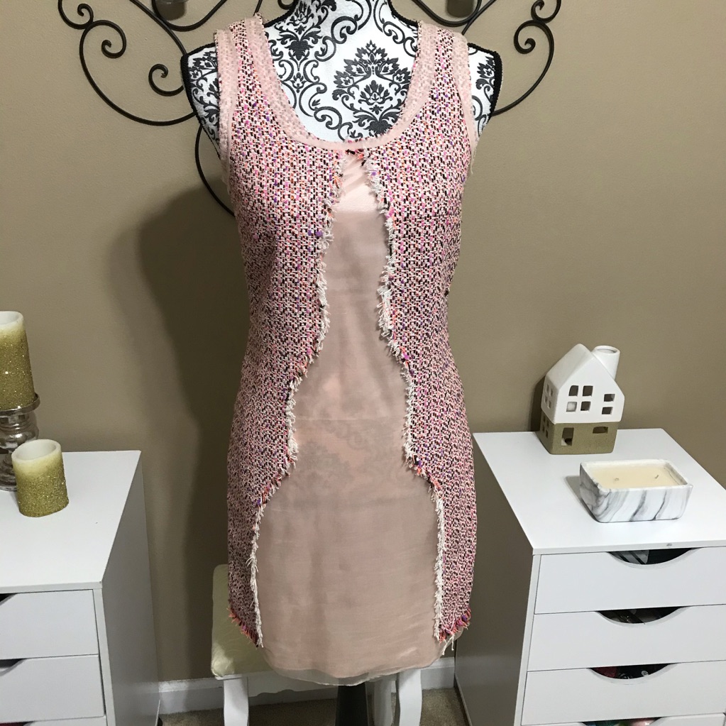 Mack & James Badgley Mischka Tweed Dress 2